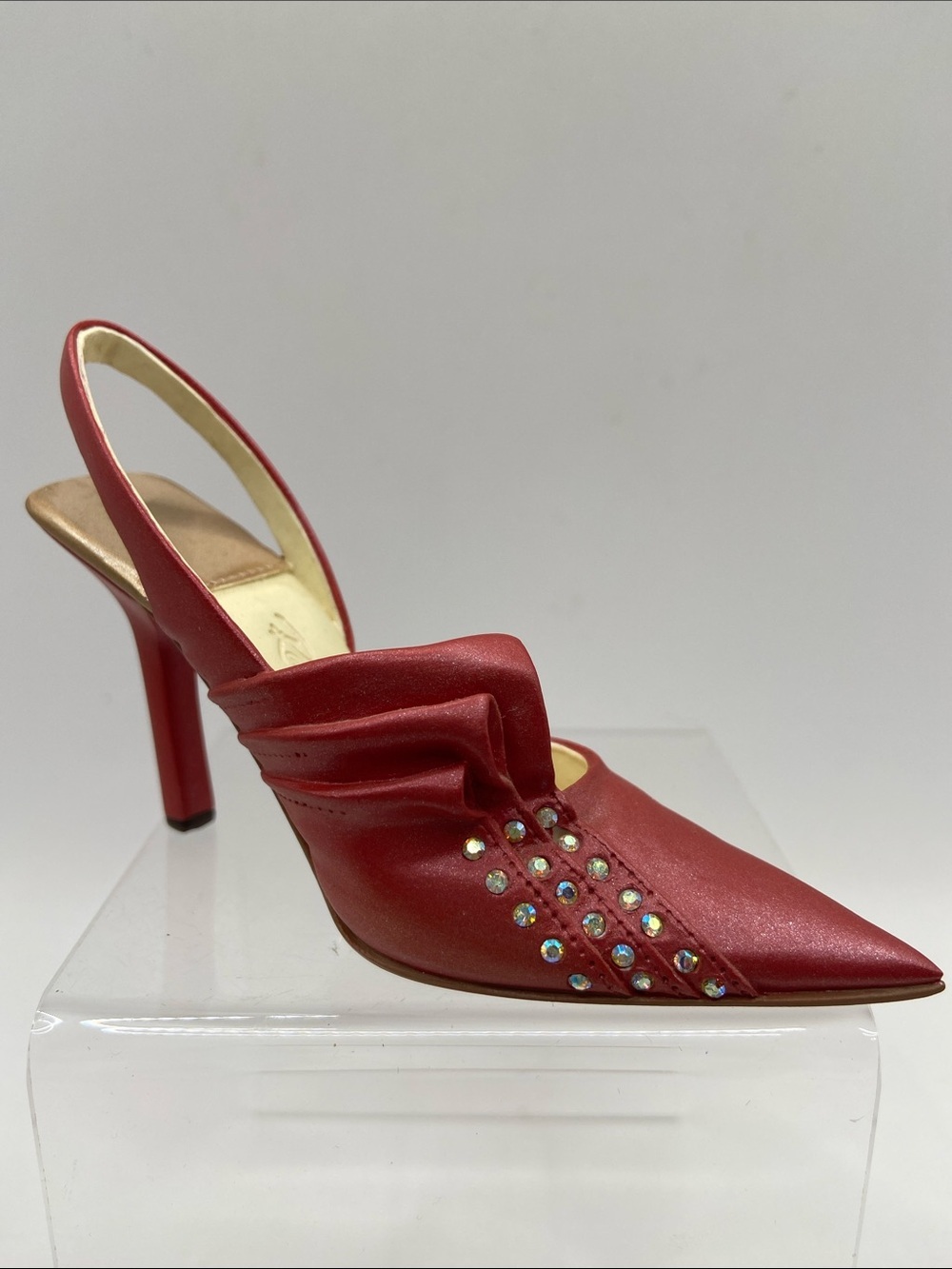 Just The Right Shoe By Raine Cocktails Slingback Miniature Shoe Figurine